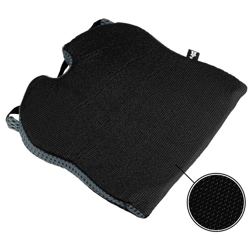 Castle Knight Wedge Memory Foam Seat Cushion for Tailbone and Back Pain Relief - Coccyx Cutout Seat Pillow for Office Chairs, Autos, and Other Household Seating - Image 5